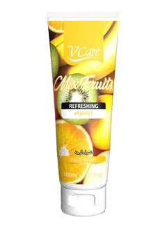 VCare Vcare Face Wash 100ml - Nourishing & Revitalizing Formula | Vitamin E & Mixed Fruits Extract | Gentle Cleanser for Healthy, Radiant Skin  - Image 1