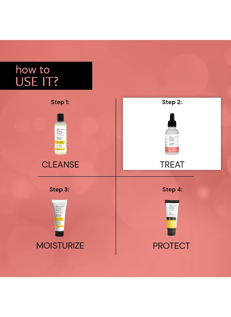 Deconstruct Face Serum For Acne & Dark Spots With | Reduces Pigmentation | For Clear, Blemish-Free, Bright Skin  Beginner Friendly | 30 Ml  - Image 3