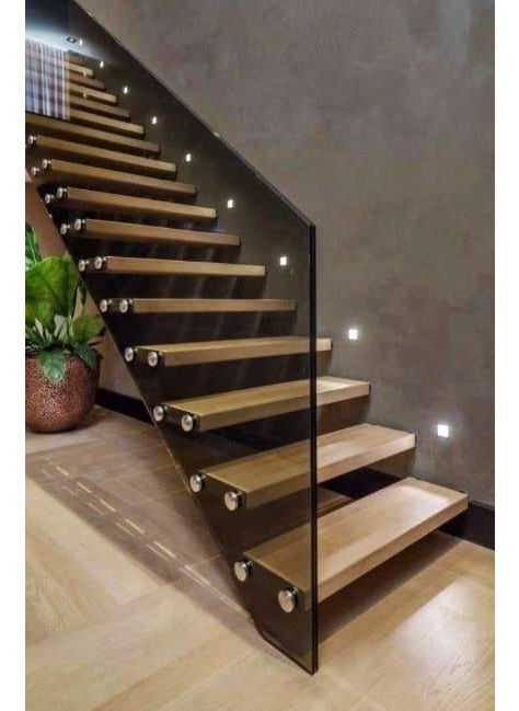 Full Rayon Matte Black Chrome Case 3 Watt Square Sensorless White Light Indoor Stair and Step Luminaire