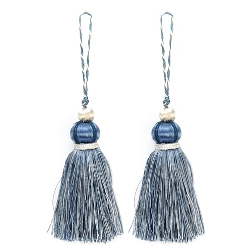 Antrader Tassel Key Tassel with Loops,DIY Accessories for Curtain Jewelry Making and Home Decoration - Image 1