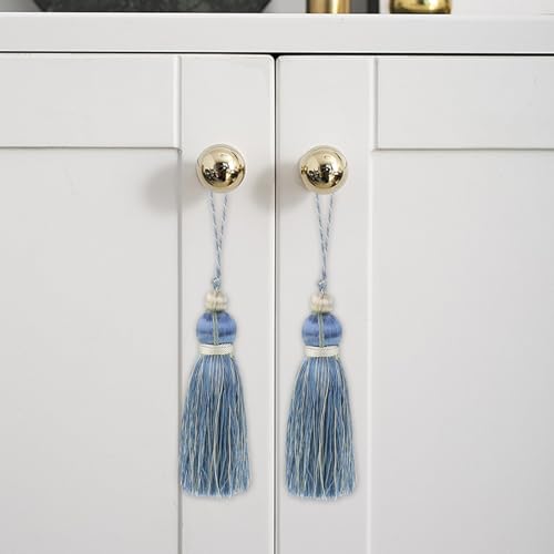 Antrader Tassel Key Tassel with Loops,DIY Accessories for Curtain Jewelry Making and Home Decoration - Image 5