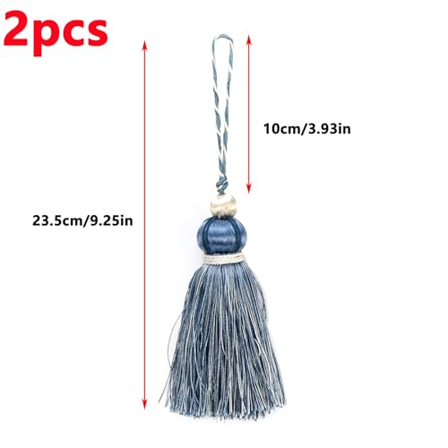 Antrader Tassel Key Tassel with Loops,DIY Accessories for Curtain Jewelry Making and Home Decoration - Image 2