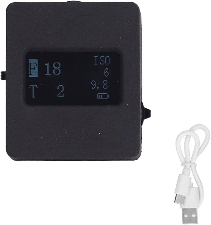 مقياس ضوء التصوير لقشرة ABS مع حامل الحذاء البارد والساخن وكابل USB وشاشة OLED - Image 2