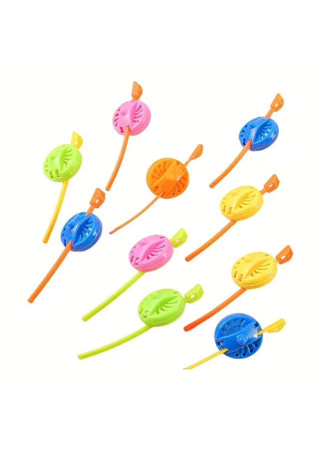 لعبة جيروسكوب كلاسيكية عتيقة مكونة من 20 قطعة، لعبة دوارة بسحاب، لعبة تفاعلية ممتعة للأطفال - هدية صغيرة مثالية، جائزة صفية، هدية ترويجية لأنشطة ذات طابع خاص، لعبة جيب محمولة، بلاستيك متين، لا تحتاج إلى بطاريات، ألوان متعددة - Image 1