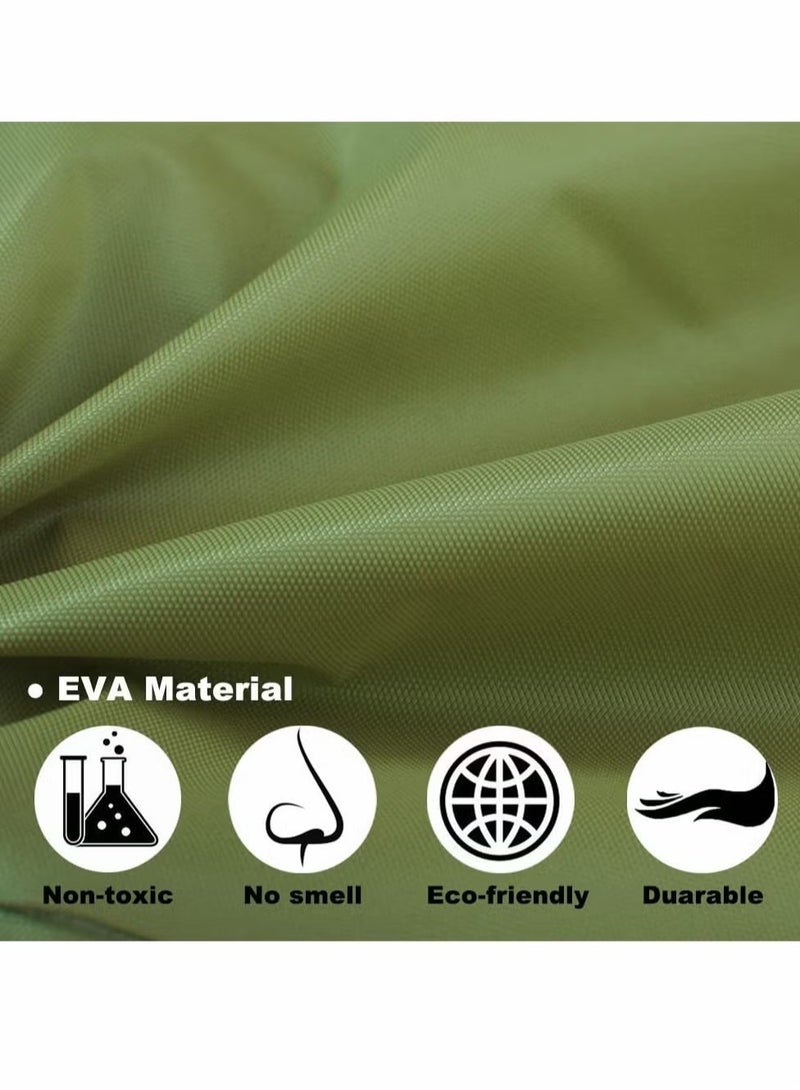 Generic Raincoat Rain Ponchos for Adults Women Men 1 Pack Reusable EVA Clear Portable Rain Coats Lightweight Jackets with Hood, Rain Ponchos Adults Packable Poncho Adult Clear Hood - Image 5