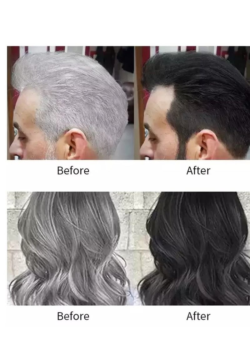 BLOOMING TIME BLOOMINGTIME Apple Ammonia-Free Black Hair Cream, No-Toxic, No Stimulation, Natural Black Hair Color cream - 500ml - Image 5