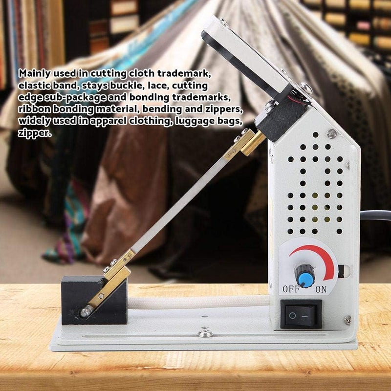 klarako Electric Rope Cutter Hot Cutting Machine Hot Knife Thermal Blade for Cutting Rope, Webbing, Fabric, Elastic Band(US Plug) - Image 3