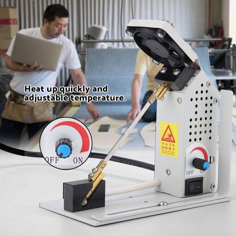 klarako Electric Rope Cutter Hot Cutting Machine Hot Knife Thermal Blade for Cutting Rope, Webbing, Fabric, Elastic Band(US Plug) - Image 4