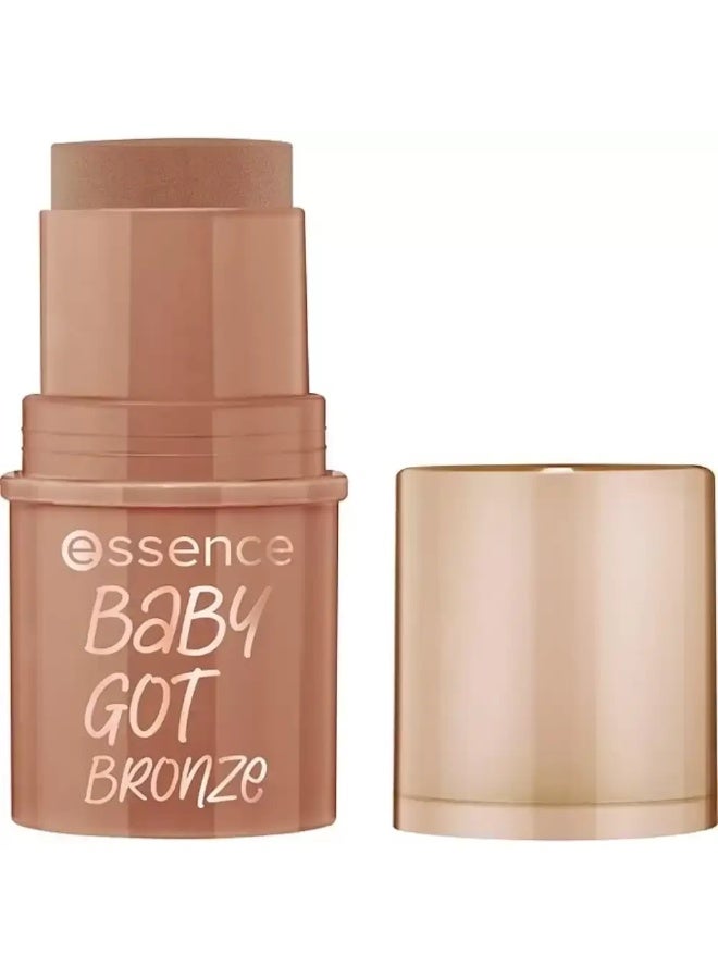 ايسنس Essence Baby Got Bronze Bronzing Stick 5.5gms For Sun Kissed Looks- 10 Cinnamon Spice 10 Cinnamon Spice - Image 1