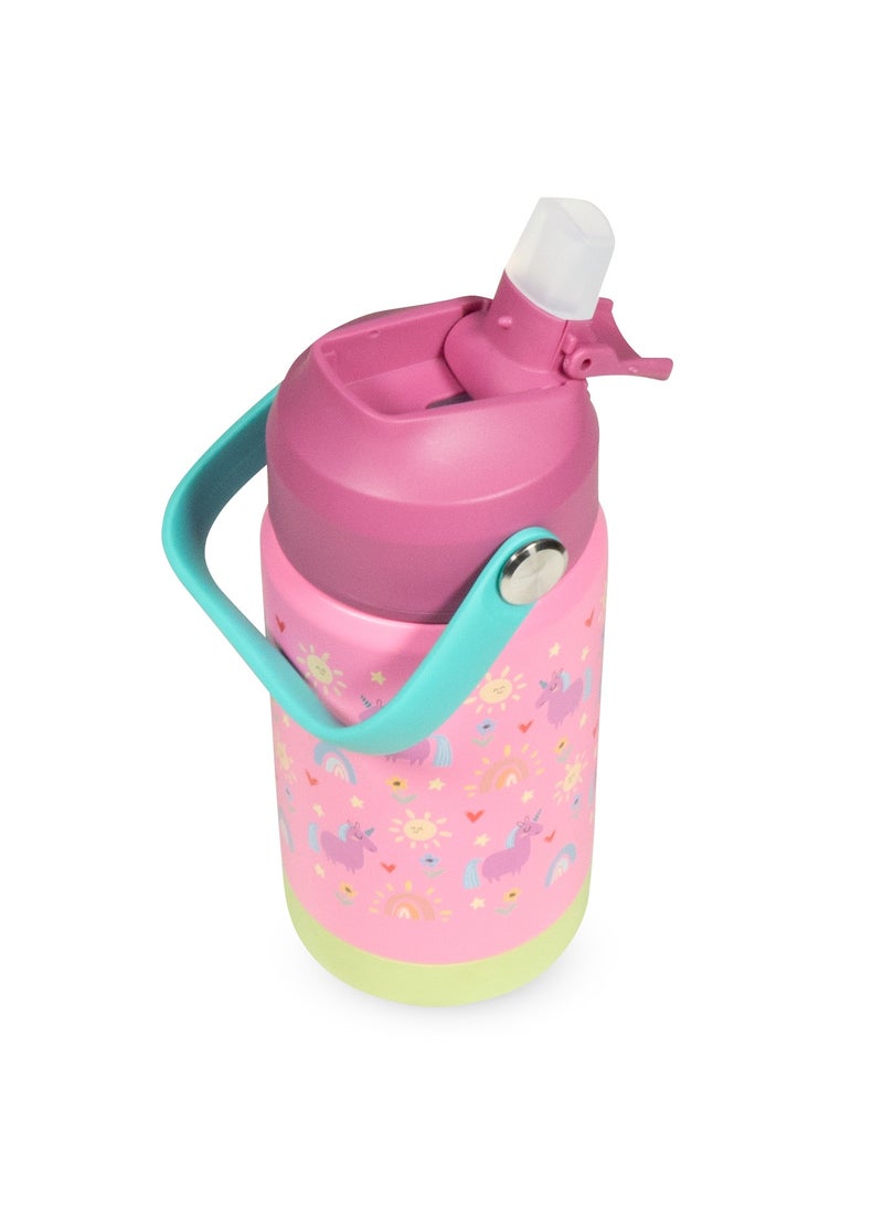 WAICEE Pink Unicorn 2.0 Water Bottle with Handle - 12oz / 350ml - Image 3