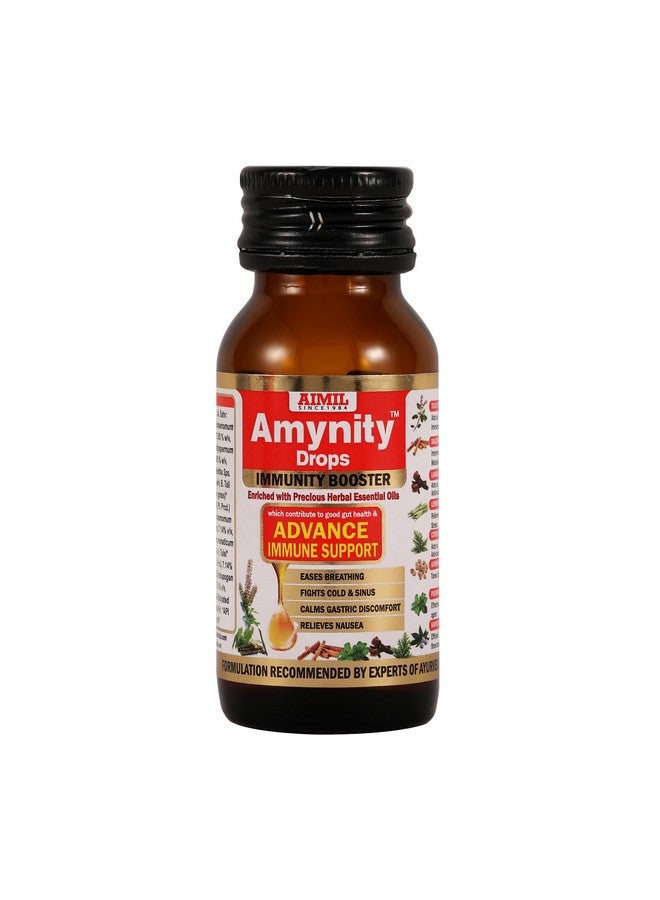 AIMIL Amynity Drops Enriched with Amla, Giloy, Tulsi, Ashwagandha, and 7 More Herbs | Natural Immunity Booster, 25 ML - Image 4