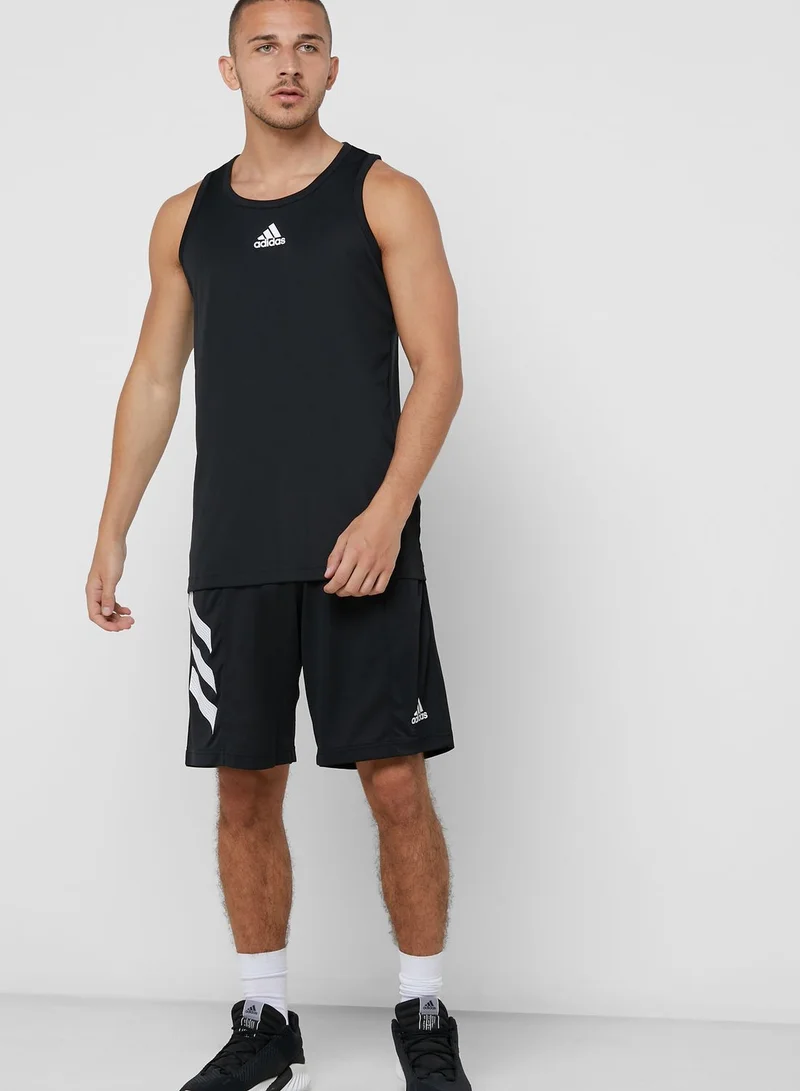 Adidas 3 Stripe Shorts