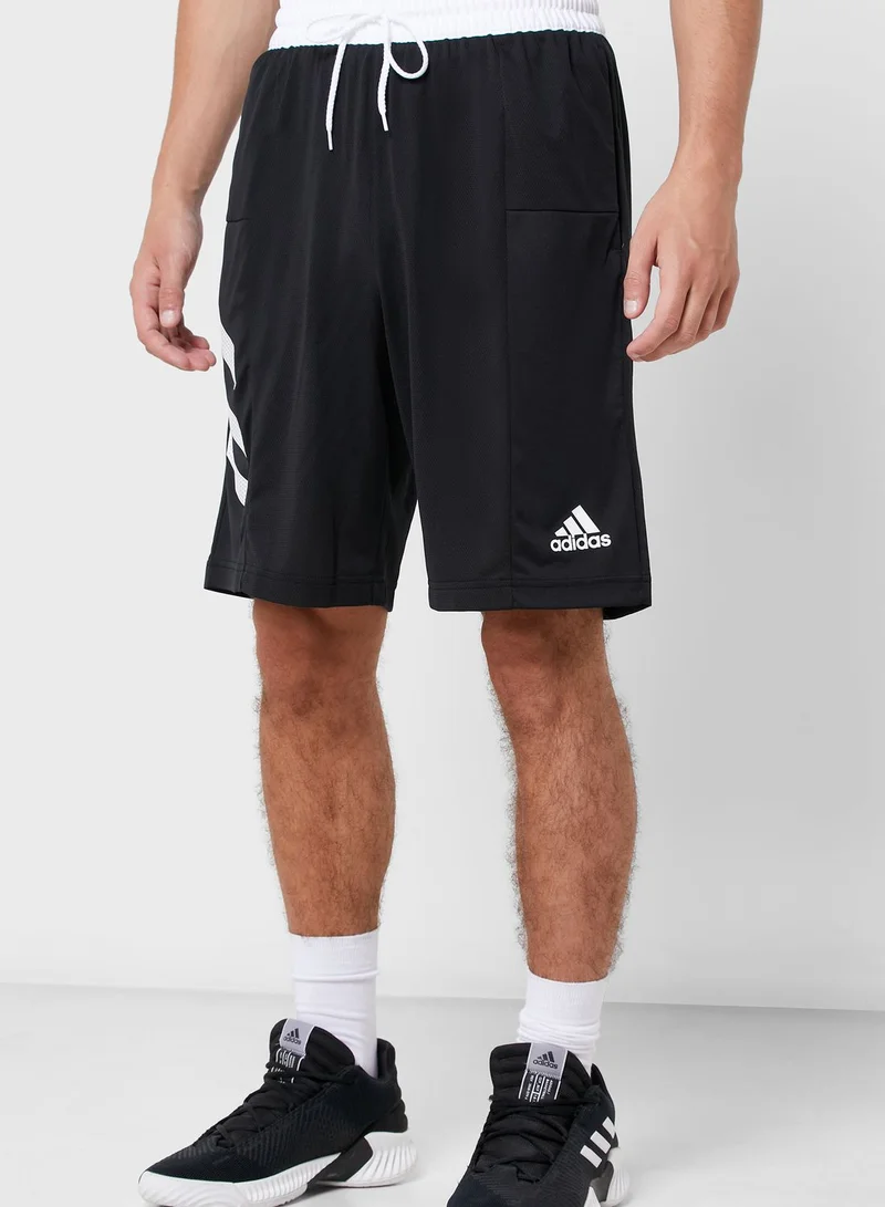 Adidas 3 Stripe Shorts