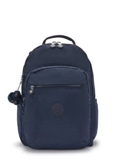 kipling Classics Seoul Large Backpack with Laptop Protection Blue Bleu  - Image 1