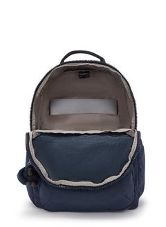 kipling Classics Seoul Large Backpack with Laptop Protection Blue Bleu  - Image 3