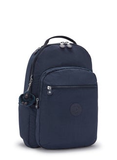 kipling Classics Seoul Large Backpack with Laptop Protection Blue Bleu  - Image 4