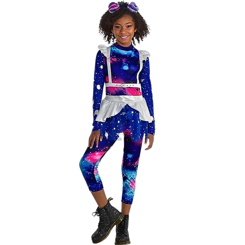 Amscan Galaxy Girl Costume Set Small 46 Multicolor Polyester Perfect for Unique SpaceThemed Look