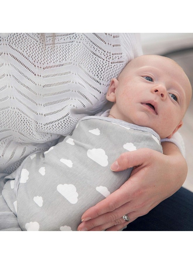 3-Pack Baby Swaddle Blankets for 0-6 Months, 100% Cotton Adjustable Swaddling Sleep Sack, Super Soft Newborn Essentials for Girls & Boys, 73x50cm