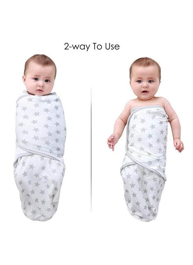 3-Pack Baby Swaddle Blankets for 0-6 Months, 100% Cotton Adjustable Swaddling Sleep Sack, Super Soft Newborn Essentials for Girls & Boys, 73x50cm