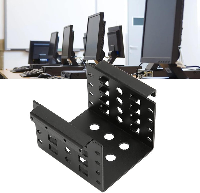 Dilwe 4 Bay 25 inch HDD SSD Mounting Bracket Aluminium 25in Hard Drive Caddy Tray 2mm Thickness Hard Disk Drive Mounting Bracket for 25in SATA IDE HDD SSDBlack - Image 4