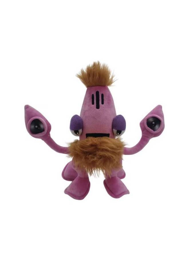 My Singing Monsters Wubbox我的歌唱怪兽音乐会合唱团毛绒玩具-颜色:紫色虫23cm-高度:23-30cm  - Image 3