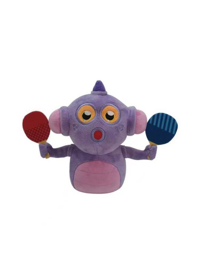 My Singing Monsters Wubbox我的歌唱怪兽音乐会合唱团毛绒玩具-颜色:紫色虫23cm-高度:23-30cm  - Image 1