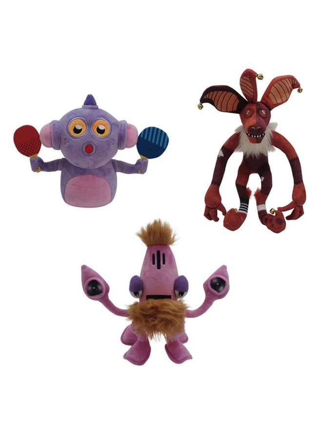My Singing Monsters Wubbox我的歌唱怪兽音乐会合唱团毛绒玩具-颜色:紫色虫23cm-高度:23-30cm  - Image 2