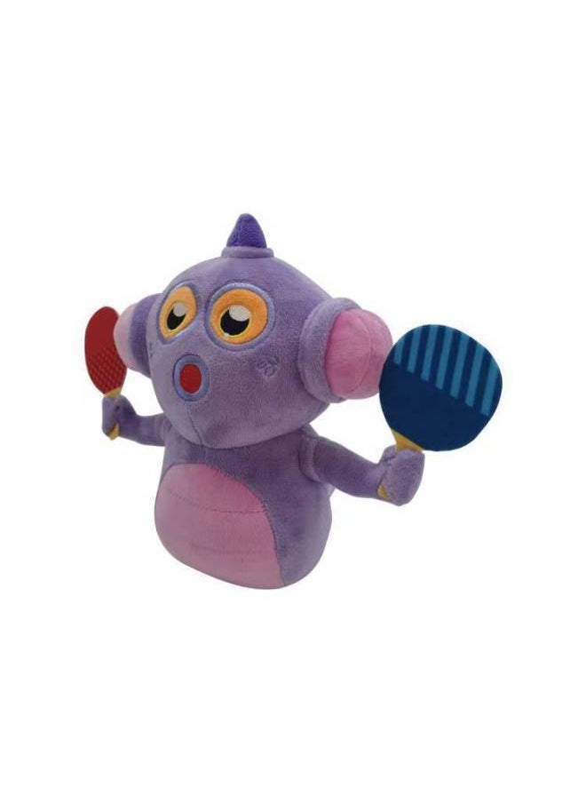 My Singing Monsters Wubbox我的歌唱怪兽音乐会合唱团毛绒玩具-颜色:紫色虫23cm-高度:23-30cm  - Image 4