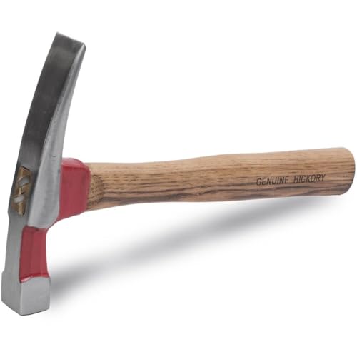 MARSHALLTOWN QLT by MARSHALLTOWN Brick Hammer, High-Grade Steel Construction with Wood Handle, 11-1/2 Inch Length, 16 Oz., Break and Trim Edges of Bricks, Masonry Tools, BH760 - Image 1