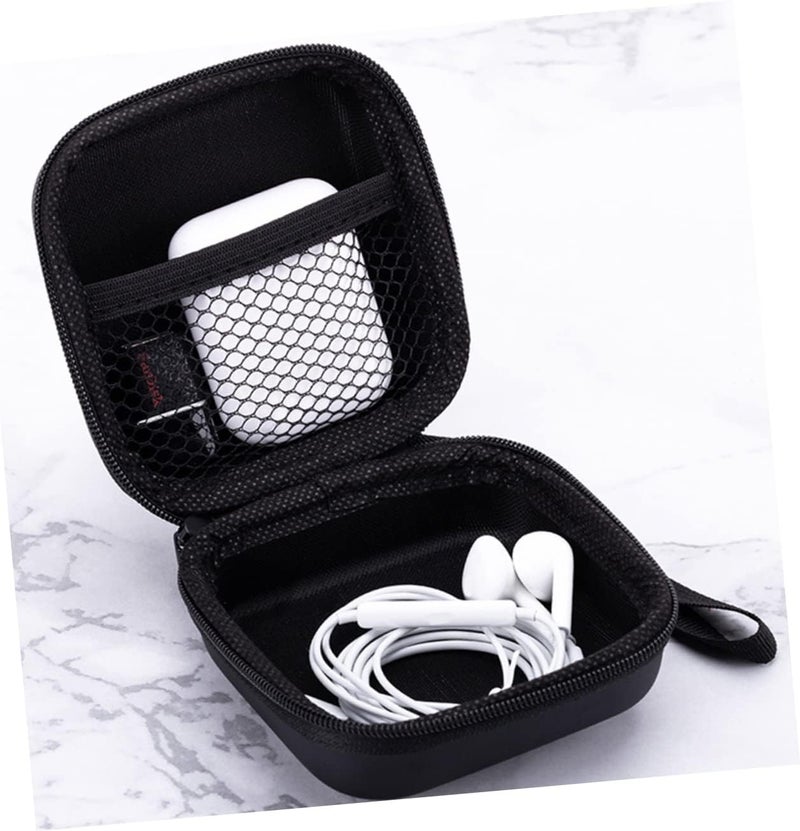 3Pcs Portable Digital Cable Organizer Bag Storage Case for Earphones USB Cables Chargers Durable Lightweight Travel Pouch with Dual Compartments for Essentials - Image 5