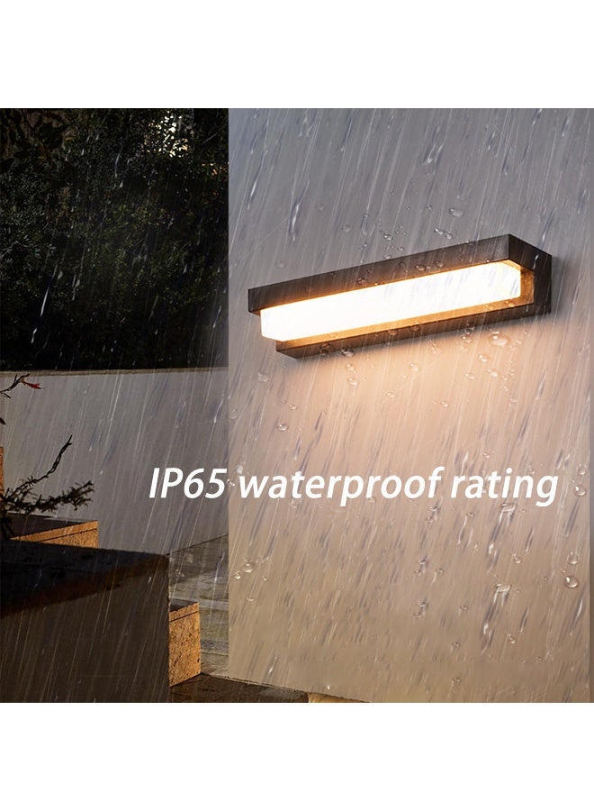 Monda Outdoor Solar Wall Light, Night-Sensing Light, 3 Lighting Modes, Wireless Outdoor Solar Porch Light, Wall-Mounted Courtyard Fence Outdoor Lighting Fixture - Image 2