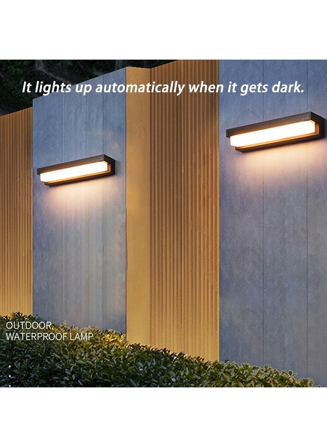 Monda Outdoor Solar Wall Light, Night-Sensing Light, 3 Lighting Modes, Wireless Outdoor Solar Porch Light, Wall-Mounted Courtyard Fence Outdoor Lighting Fixture - Image 4