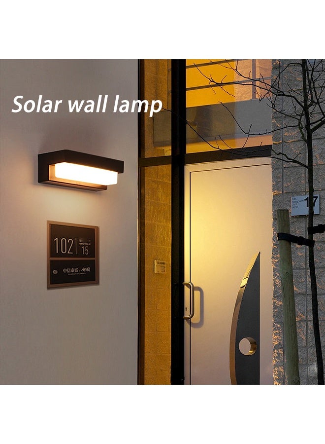 Monda Outdoor Solar Wall Light, Night-Sensing Light, 3 Lighting Modes, Wireless Outdoor Solar Porch Light, Wall-Mounted Courtyard Fence Outdoor Lighting Fixture - Image 3