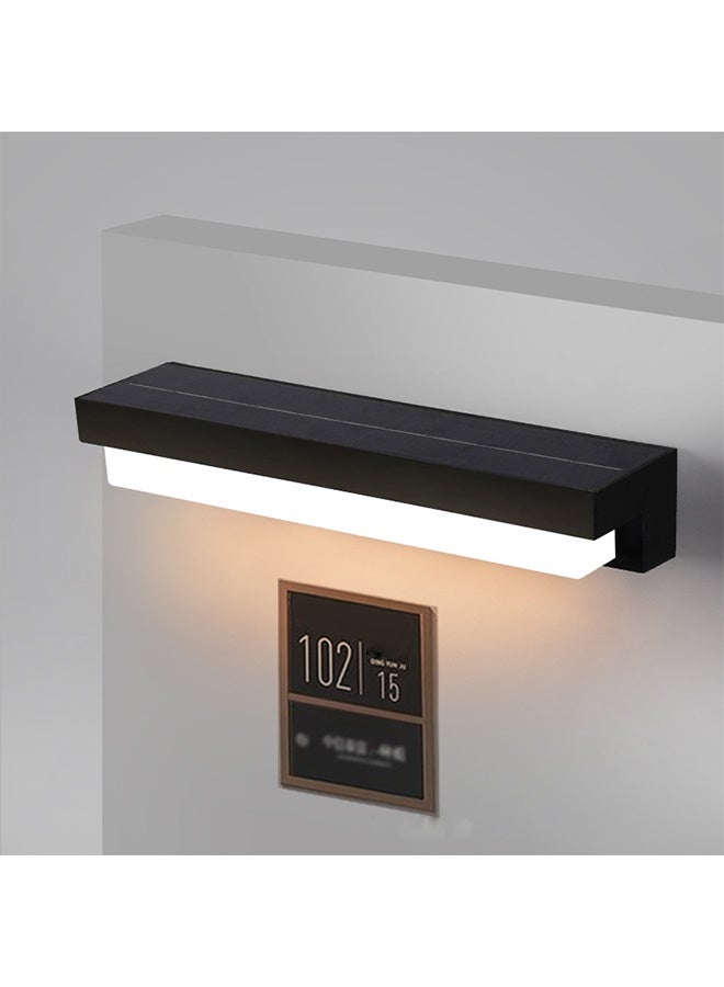 Monda Outdoor Solar Wall Light, Night-Sensing Light, 3 Lighting Modes, Wireless Outdoor Solar Porch Light, Wall-Mounted Courtyard Fence Outdoor Lighting Fixture - Image 1