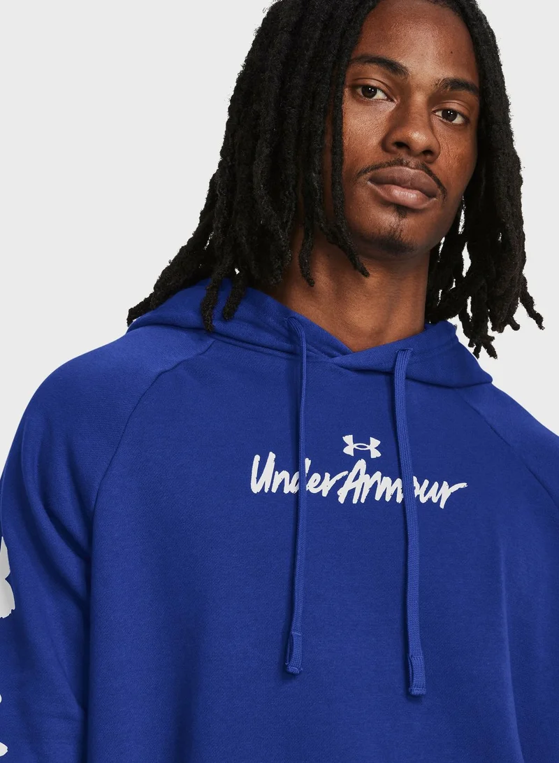 UNDER ARMOUR Rival Fleece Graphic Hoodie