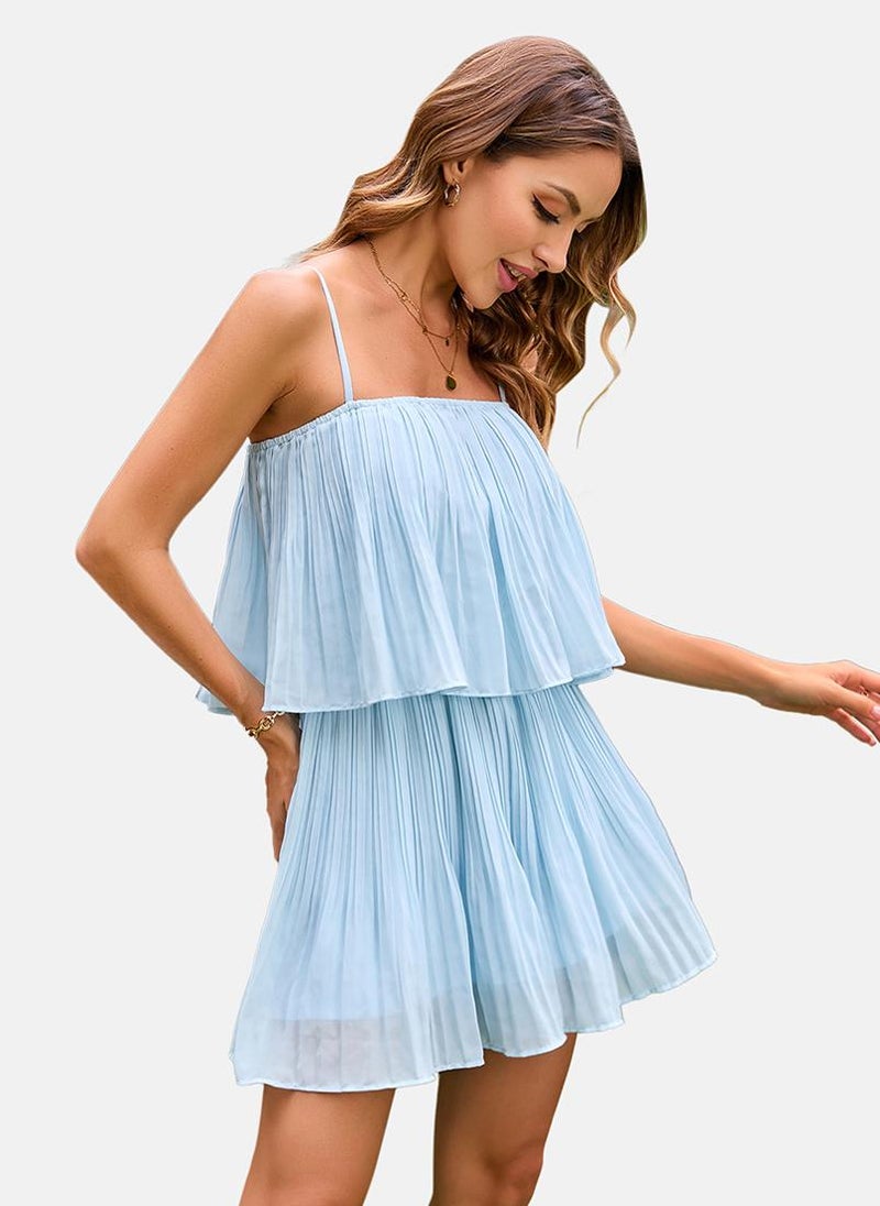 يونيكي فستان مطوي متعدد الطبقات - Image 3