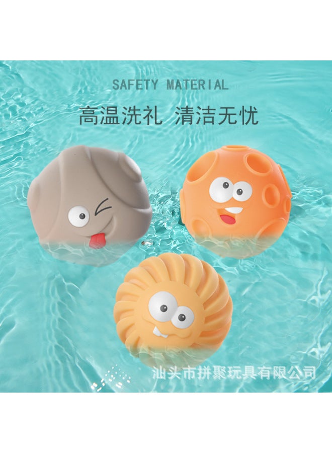 Infant Puzzle New Animal Stacking Music Ball Cognitive Relief Diy Soft Rubber Building Blocks Toy Manufacturers - Image 3