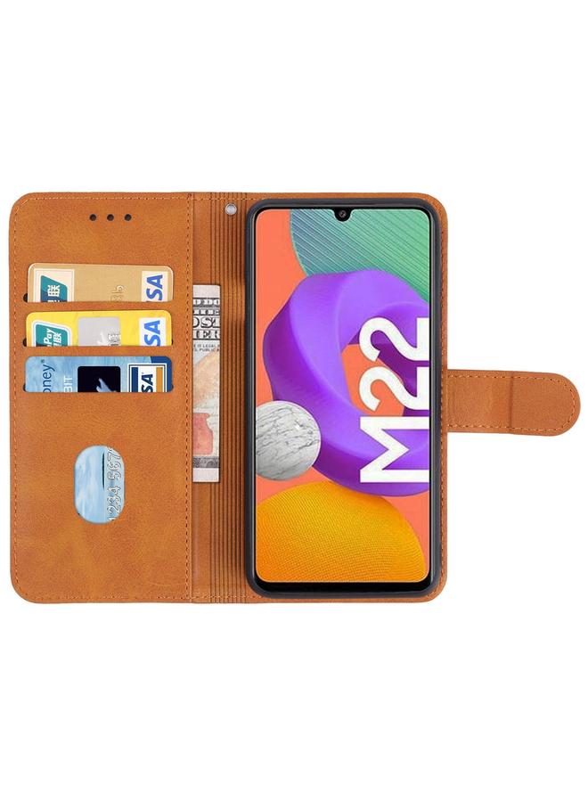 S-TOP Case For Samsung Galaxy M22 / A22 4G Leather Phone Case - Image 3