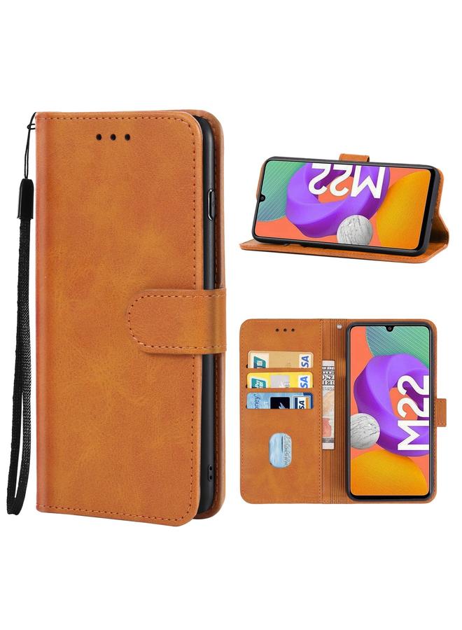 S-TOP Case For Samsung Galaxy M22 / A22 4G Leather Phone Case - Image 1