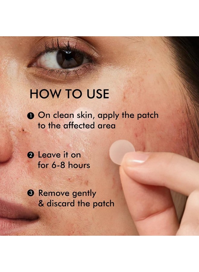 MCaffeine Matcha Tea Hydrocolloid Acne Patches With 0.5% Salicylic Acid Invisible Waterproof Patches For Active Acne & Pimples Reduces Acne Size In 2 Uses For Both Women And Men All Skin Types 3 Sizes (24N X1) - Image 5