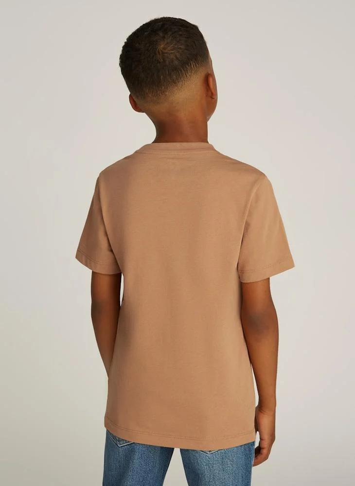 كالفن كلاين جينز Youth Gradient Flock Logo T-Shirt