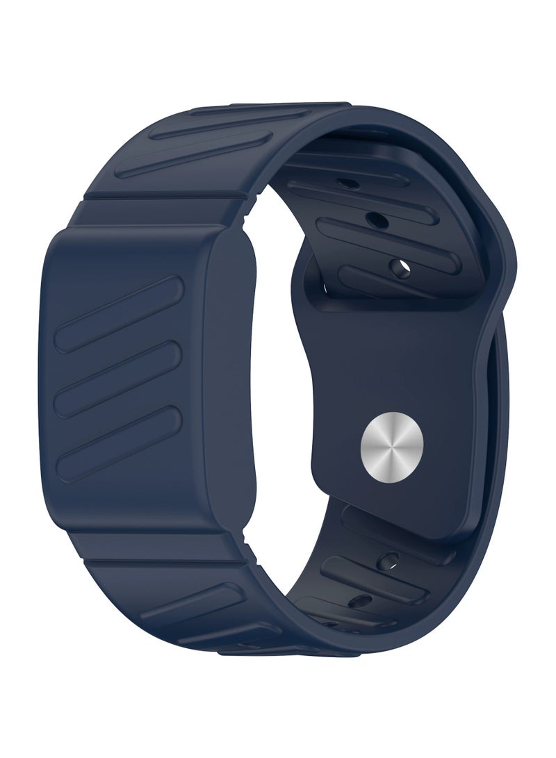 Silicone Strap Repalcement for WHOOP Band 4.0,Soft Adjustable Waterproof Band for Enhanced Performance,Blue - Image 1