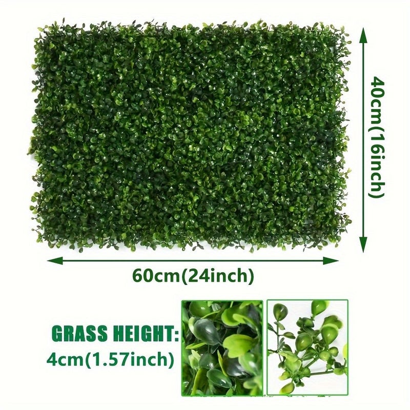 16pcs Uv Resistant Green Boxwood Fencing Privacy Wall Panels - Image 4