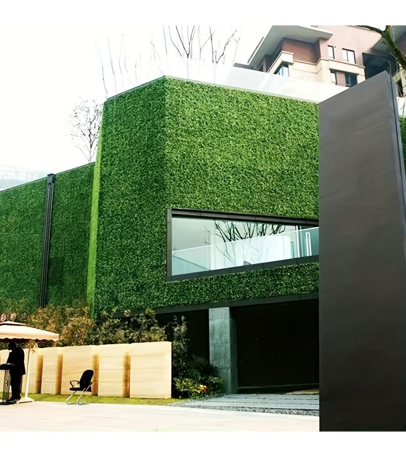 16pcs Uv Resistant Green Boxwood Fencing Privacy Wall Panels - Image 1