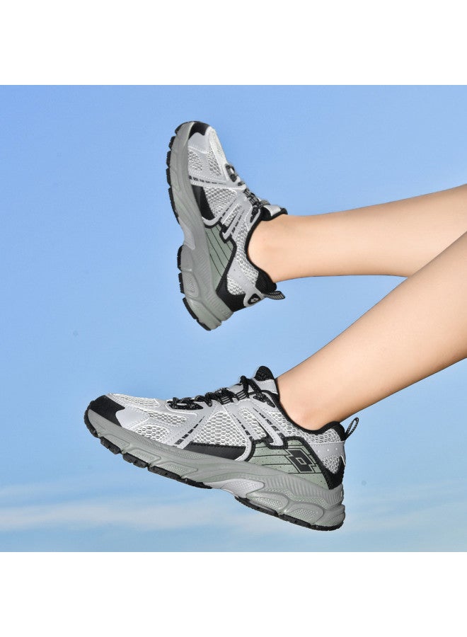 LOTTO Women's Outdoor Sports Shoes With Cushioning, Rebound, Wear Resistance, And Grip For Jogging, Retro Mesh Breathable Casual Athletic Shoes - Image 5