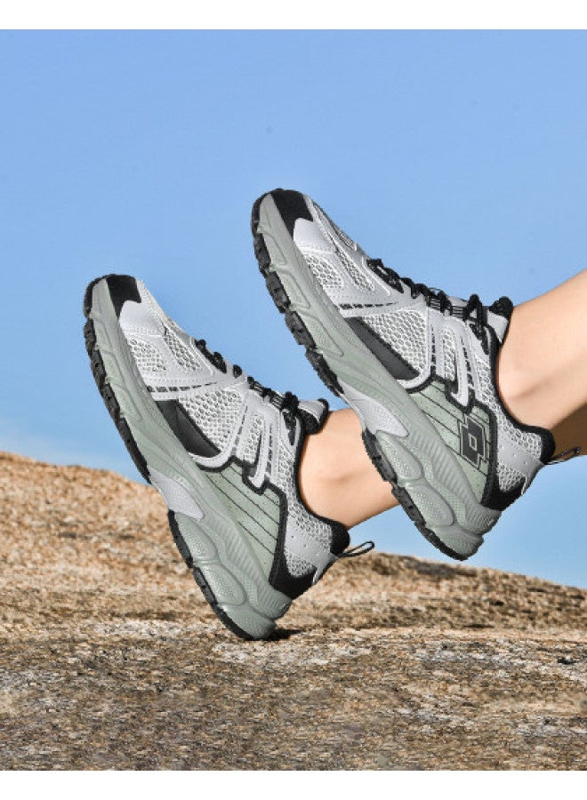LOTTO Women's Outdoor Sports Shoes With Cushioning, Rebound, Wear Resistance, And Grip For Jogging, Retro Mesh Breathable Casual Athletic Shoes - Image 1