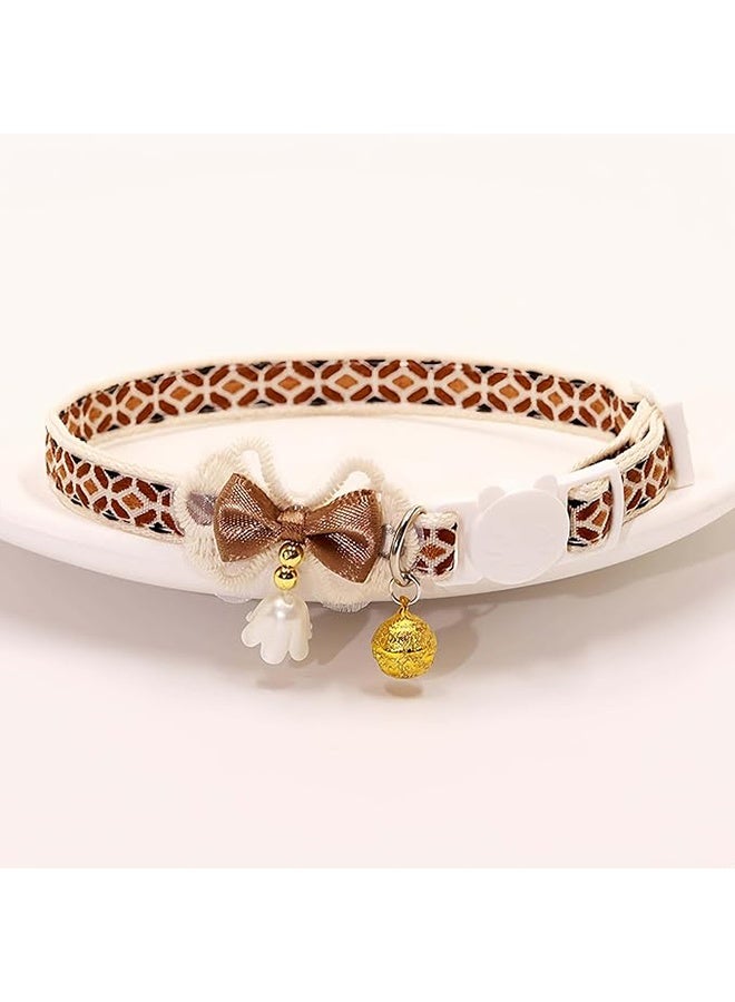 2 Pack Breakaway Cat Collar,  Bowknot Adjustable Kitten Collar with Bell, Lightweight Pet Safety Collar, Pet Fall Accessories - Image 5