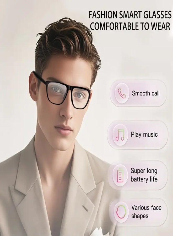 GS-300 Intelligent Audio Smart Glasses with Remote App & Pedometer Function, Built-in Microphone & Speaker, Wireless Bluetooth, Rechargeable Lithium Battery, USB Charging, Durable ABS Frame, Ideal for Sports, Driving, Fishing & Daily Wear - Image 5