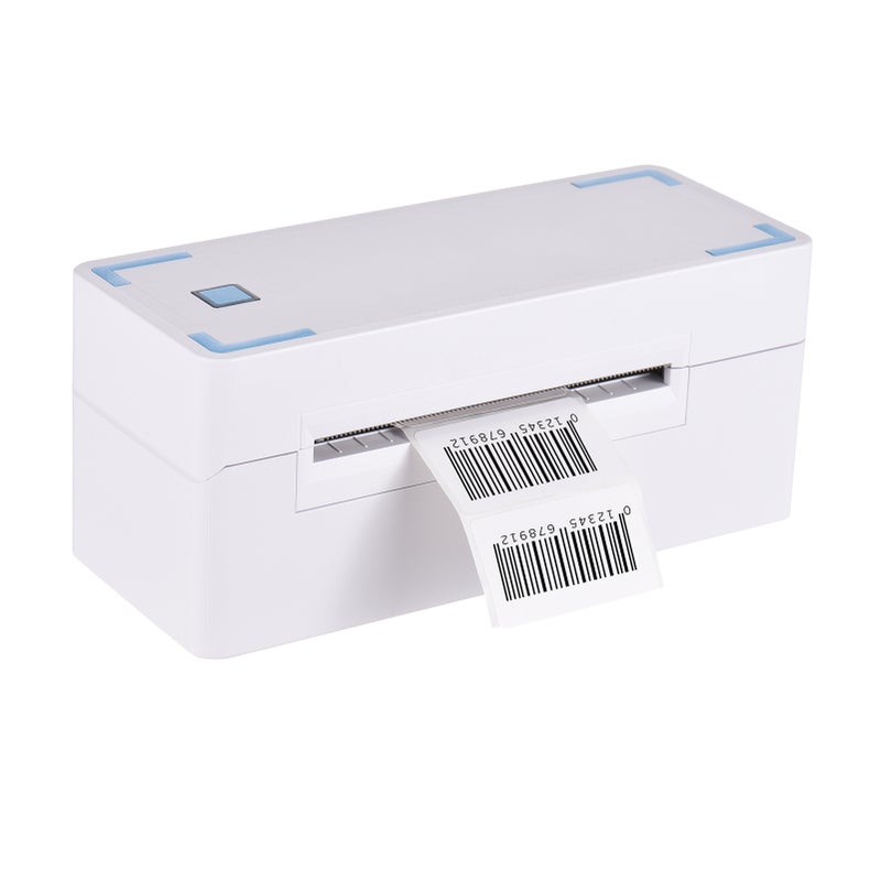 Thermal Shipping Label Printer 4 Inch Desktop Express Barcode Label Sticker Maker 4x6 Portable USB&BT Wireless Connection Max. 80mm Paper Width 180mm/s High Speed Support Windows Mac System ESC/POS - Image 1