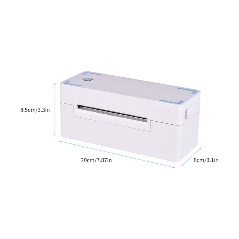 Thermal Shipping Label Printer 4 Inch Desktop Express Barcode Label Sticker Maker 4x6 Portable USB&BT Wireless Connection Max. 80mm Paper Width 180mm/s High Speed Support Windows Mac System ESC/POS - Image 4